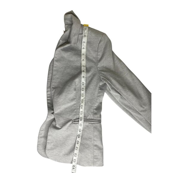 Dalia Collection XS Womens Light Gray Blazer Jacket With Button Closure - Picture 7 of 7